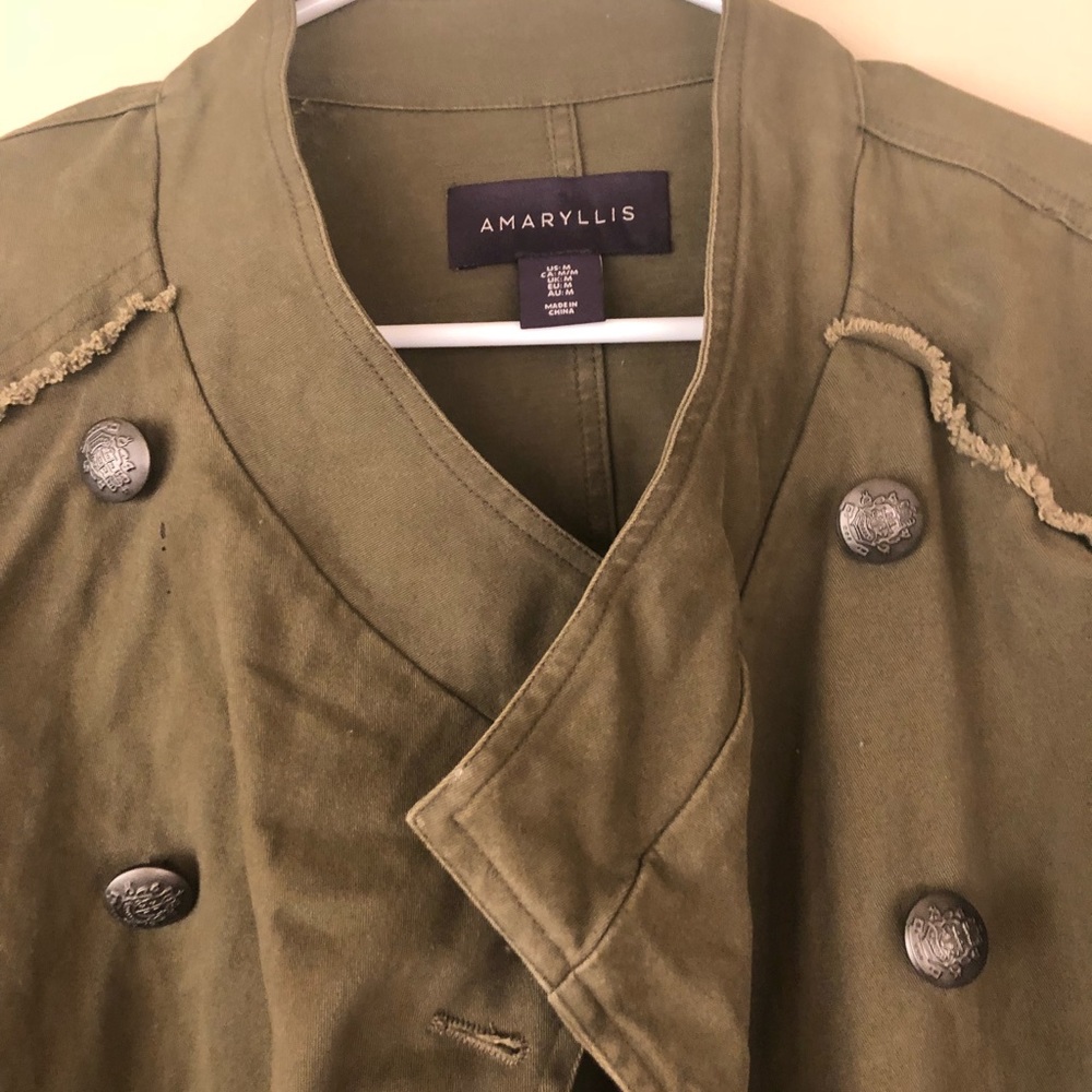 Amaryllis Olive Military Jacket